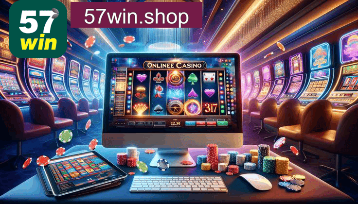 Roleta e blackjack 57WIN